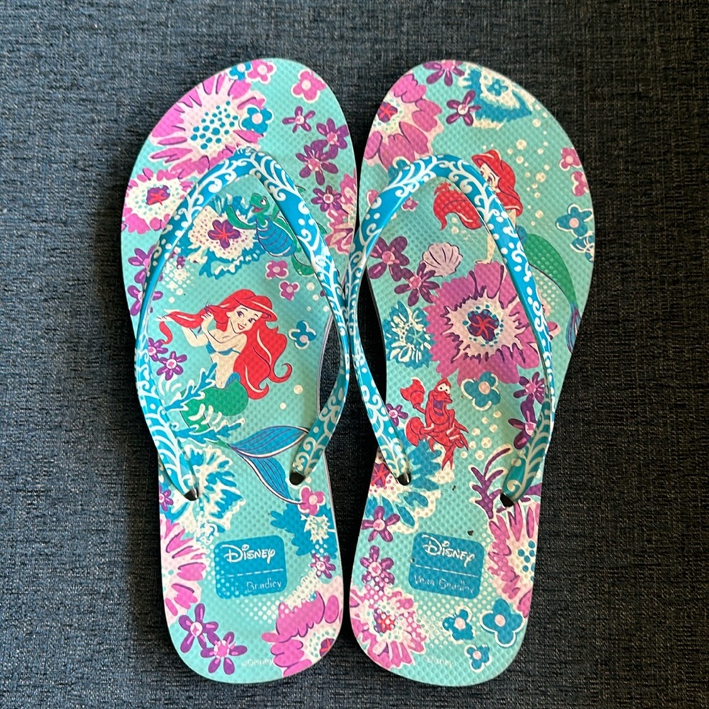 Vera Bradley x Disney‎ Women’s Little Mermaid Flip Flops